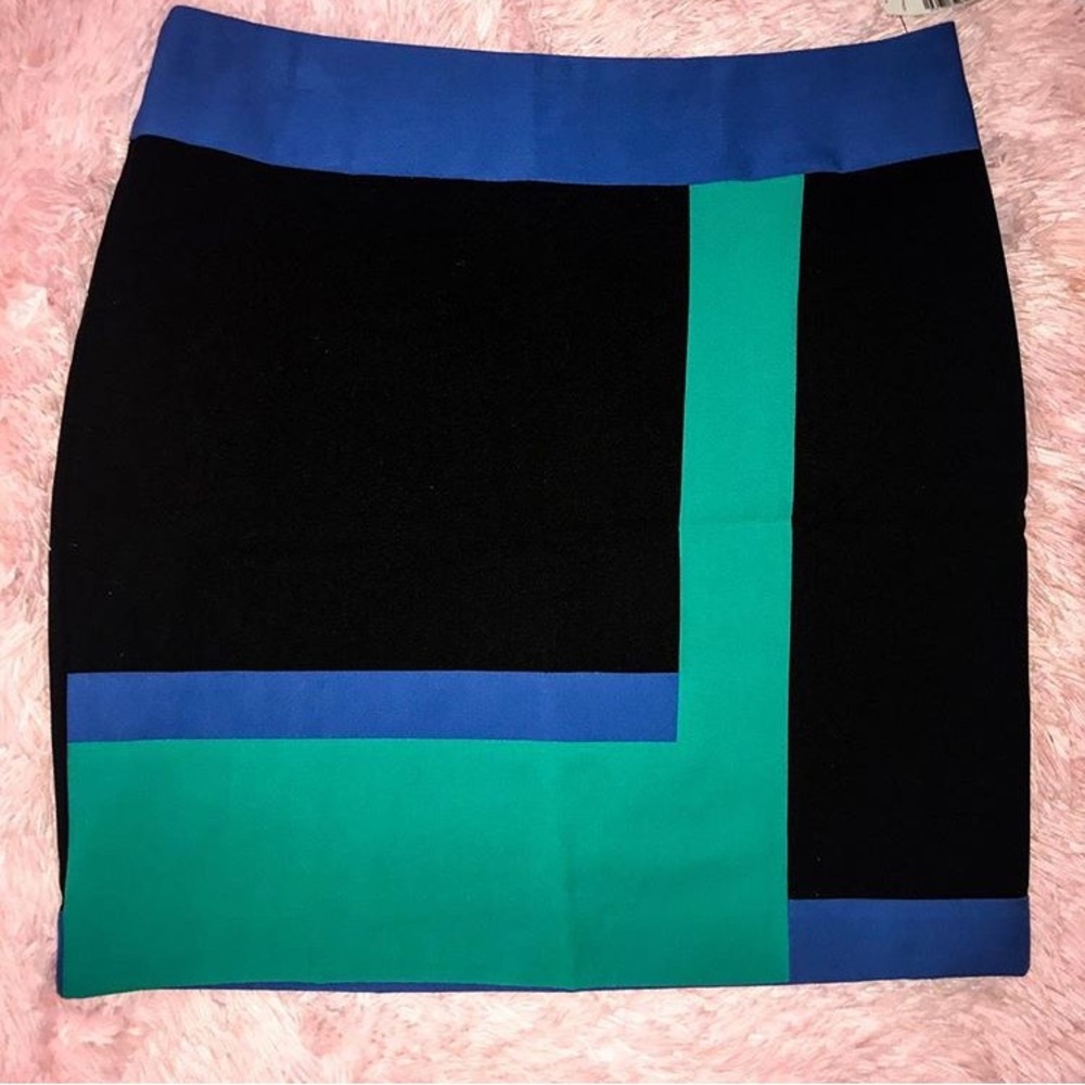 Brand New Dynasty Green Combo Mini Skirt!
